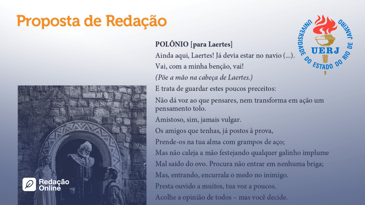 Tema de Redação UERJ 2026