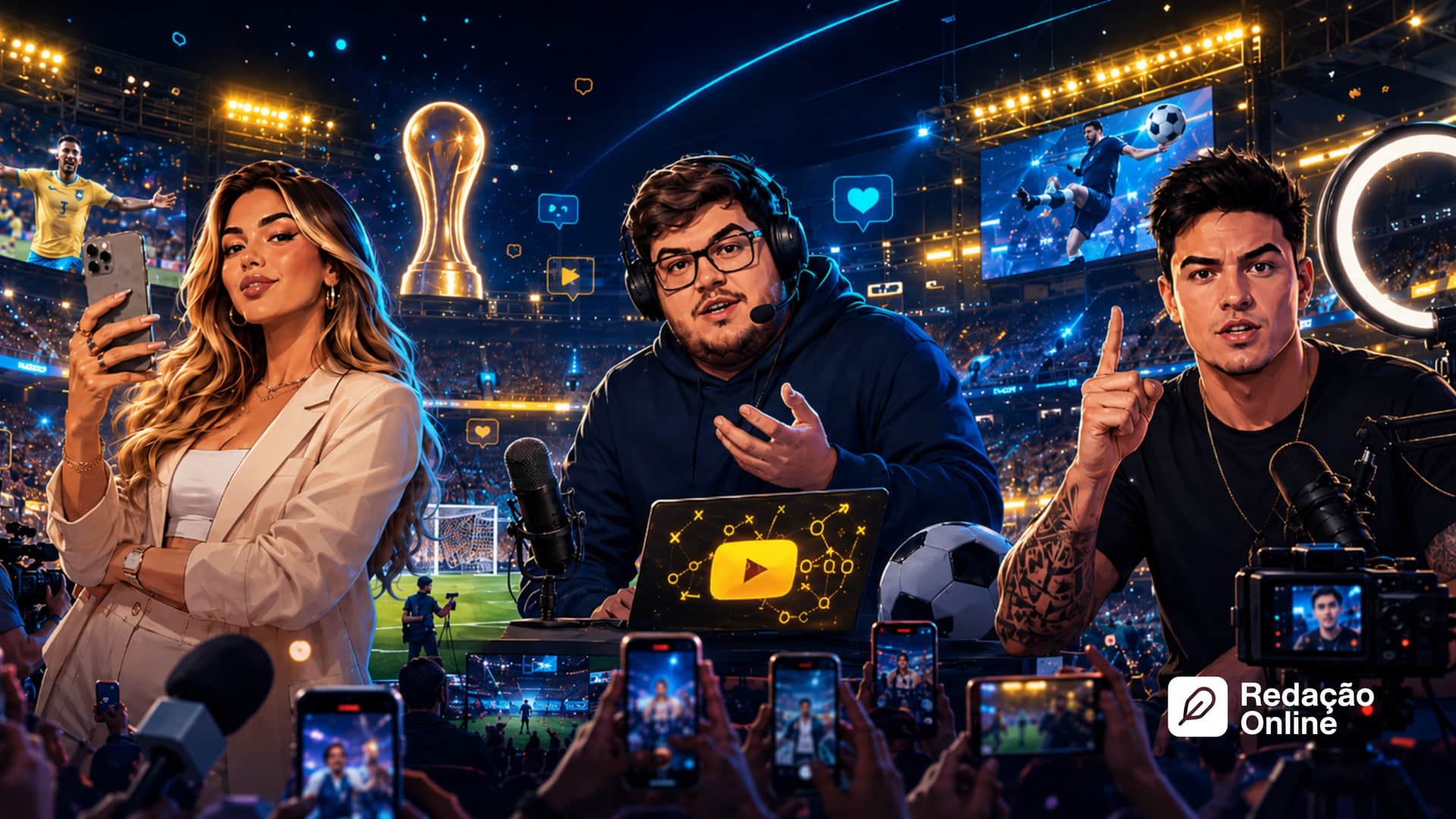 Influenciadores digitais na cobertura jornalística de grandes eventos | Tema de redação