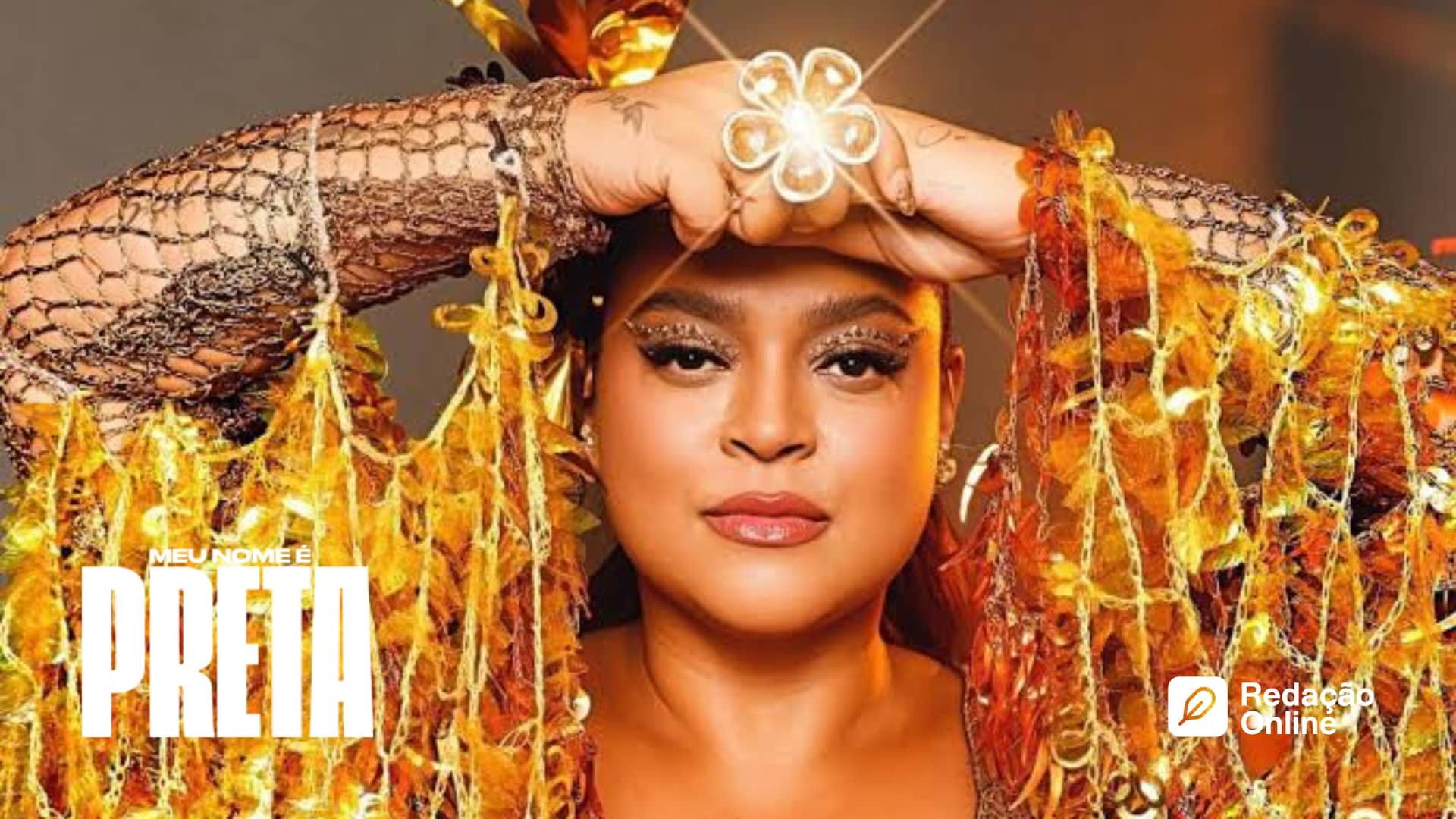 Preta Gil em cena documental, associada a identidade, cultura brasileira, representatividade e redes de apoio