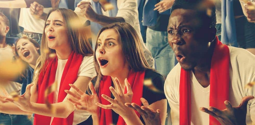 torcedores fanáticos