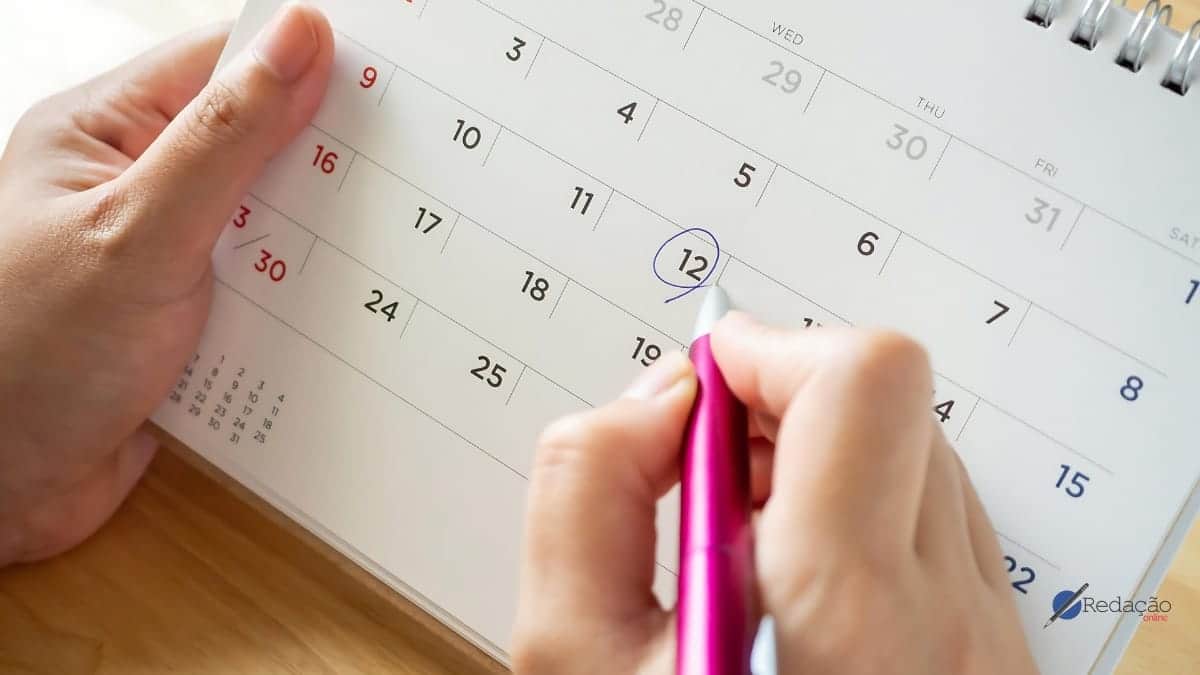 calendário vestibular