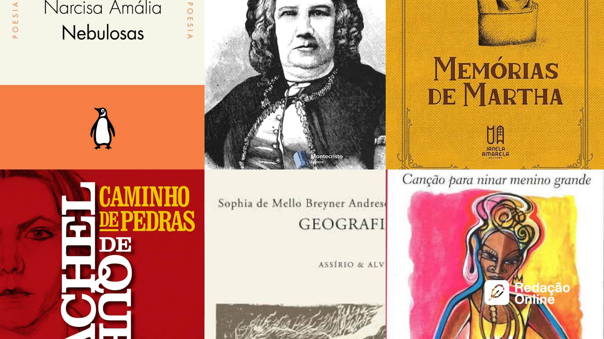 Livros obrigatórios da FUVEST 2027 organizados para estudo de literatura e redação